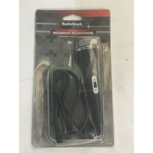 RadioShack Unidirectional Dynamic Universal Recorder Microphone NEW BinB